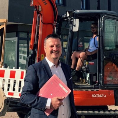 Herr Bürgermeister Adrian Schmidle über das neue Ärztehaus in Murg